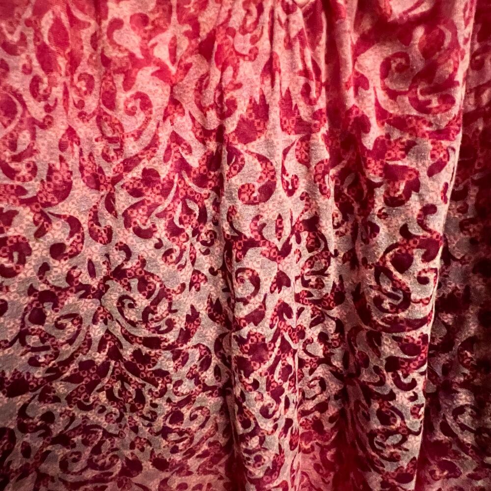 Cynthia Rowley Paisley Print Gradient Pink Purple Tank Size Large - Picture 5 of 10